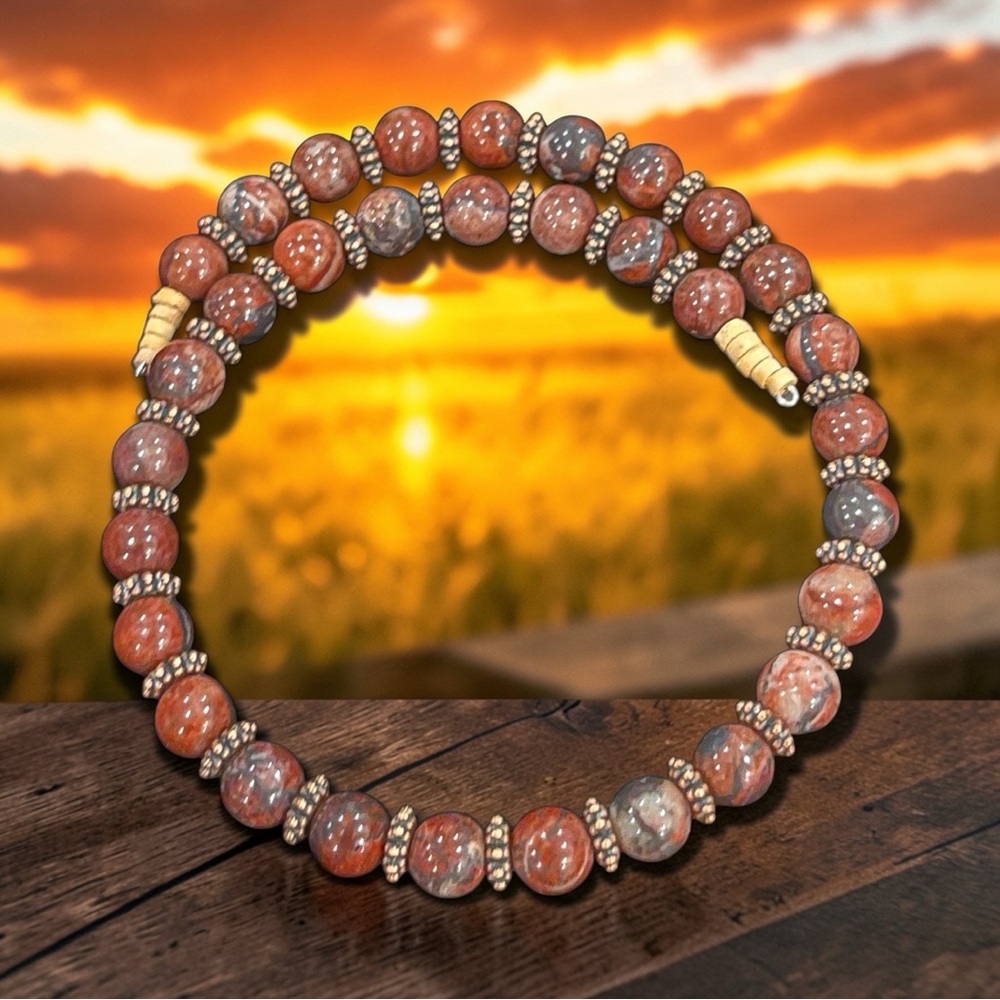 Handmade Wrap On Choker Necklace